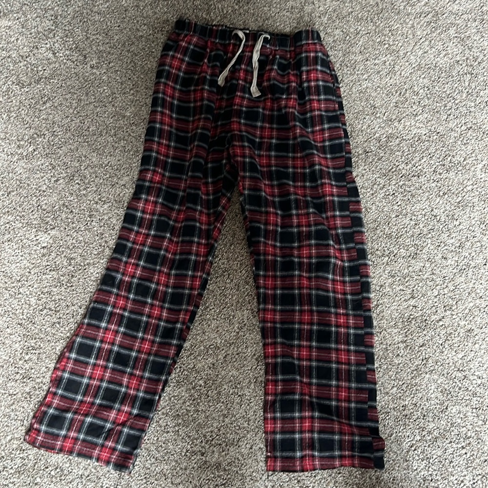 Plaid pajama bottoms size L